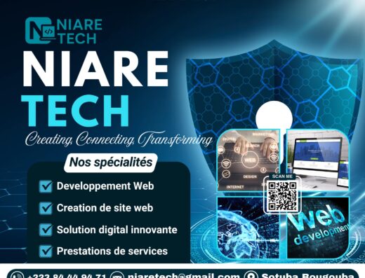 NIARE Tech — Services Informatiques & Solutions IA