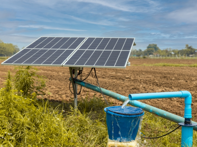 Système d'irrigation solaire au Mali, pompe photovoltaïque pour l'agriculture