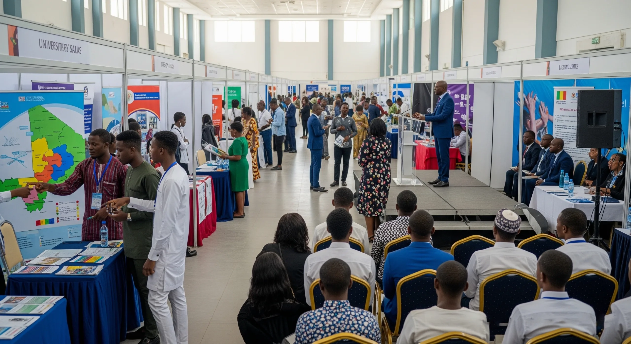 Salon professionnel et conférence d'entrepreneuriat au Mali, rassemblement d'acteurs économiques