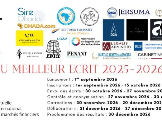 Concours prix du meilleur écrit 2025-2026 – Édition feu Fatou SECK DIALLO