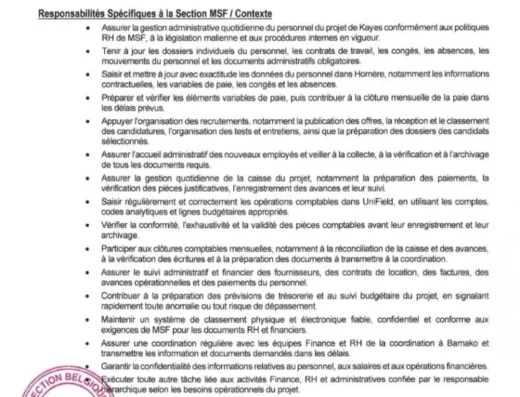 Recrutement Médecins Sans Frontières Belgique – 3 postes à pourvoir
